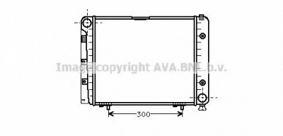 AVA QUALITY COOLING msa2066 -  Радиатор, охлаждение двигателя